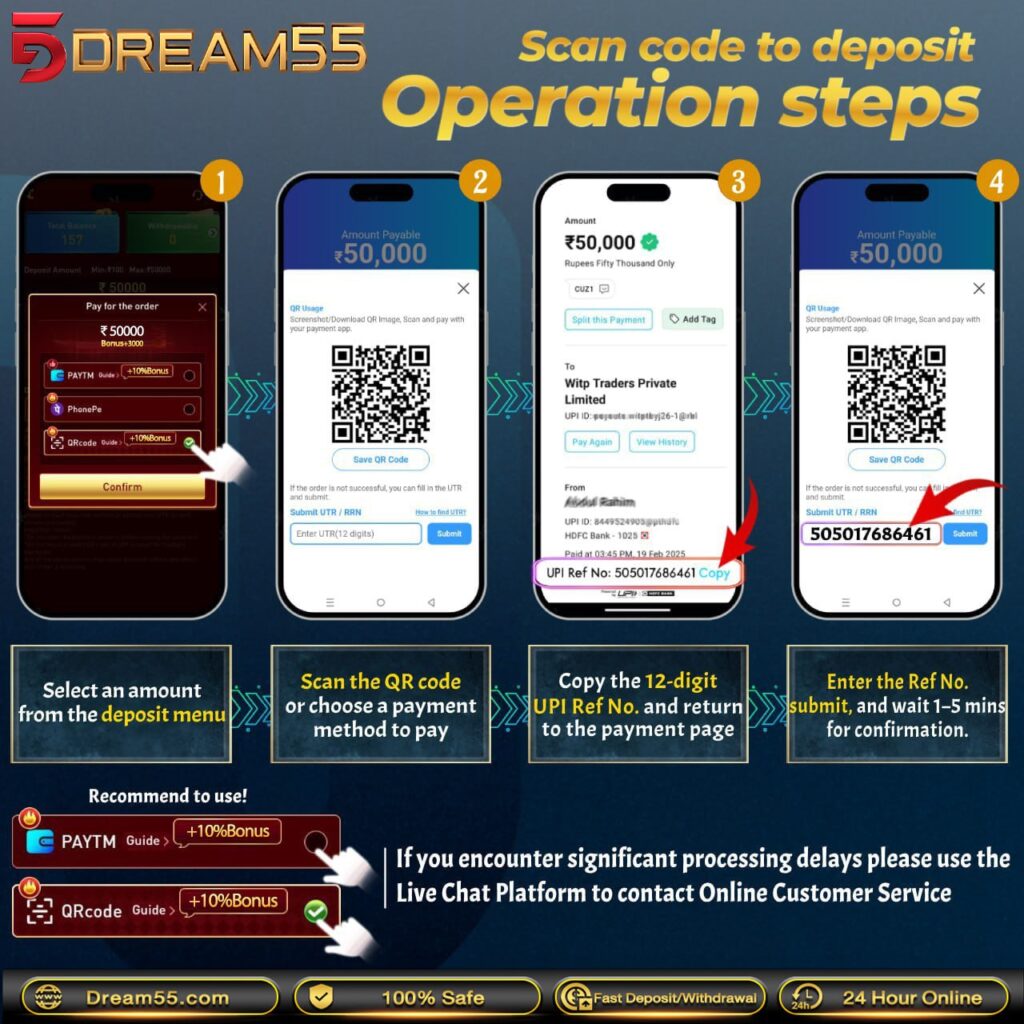 DREAM55 DEPOSITE GUIDE